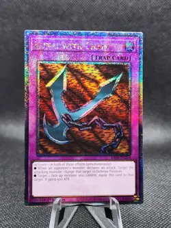 Yugioh! Kunai With Chain - RA03-EN204 - Quarter Century Secret Rare - Image 1