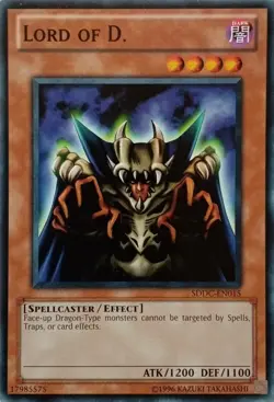 SDDC-EN015 LORD OF D. COMMON UNLIMITED EDITION YuGiOh CARD - Image 1