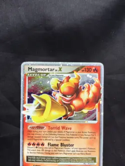 Pokemon Cards: Mysterious Treasures Rare Holo: Magmortar Lv. X 123/123 - Image 2