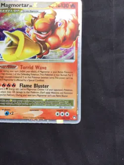 Pokemon Cards: Mysterious Treasures Rare Holo: Magmortar Lv. X 123/123 - Image 5