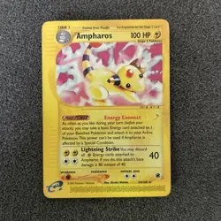Pokemon Expedition 34/165 Ampharos Card - Image 1