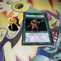 Yugioh! Dungeon Dice Monsters DDM Japanese Battle Steer figure & card - Image 2