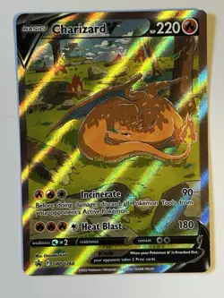 Pokemon TCG Charizard v SWSH260 Sword & Shield Promo Card - Image 1