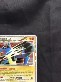 Pokemon Cards: Mysterious Treasures Rare Holo: Lucario Lv. X 122/123 - Image 4