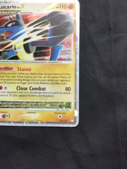 Pokemon Cards: Mysterious Treasures Rare Holo: Lucario Lv. X 122/123 - Image 5