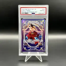 PSA 10 Luffy ST18-005 Fist Of Divine Speed Japanese One Piece Card - Image 1