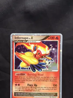 Pokemon Cards: Diamond and Pearl Rare Holo: Infernape Lv. X 121/130 - Image 2
