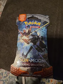 Pokemon TCG: Sun & Moon-Burning Shadows sleeved Booster Pack (10 Cards) 820650802317 - Image 1