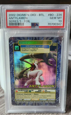 DIGIMON DIGI-BATTLE BOOSTER SERIES 5 FOIL HOLO CARD - BO-226 ANTYLAMON POP 1 !!! - Image 1