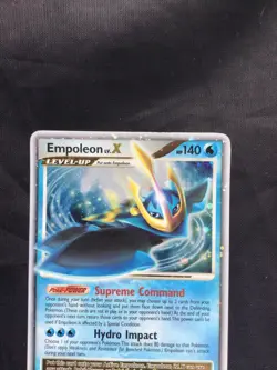 Pokemon Cards: Diamond and Pearl Rare Holo: Empoleon Lv. X 120/130 - Image 2