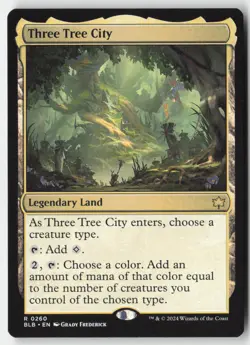 MTG - Three Tree City R Bloomburrow 260 LP-NM - Image 1