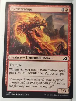 Pyroceratops - Ikoria: Lair of Behemoths - Magic the Gathering MTG Nice! - Image 1
