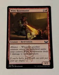 MTG Witty Roastmaster - Streets of New Capenna LP - Image 1