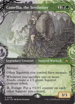 Camellia, the Seedmiser (Showcase) R Bloomburrow 328 LP-NM - Image 1