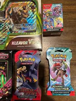 Pokemon Sealed Lot Ex Box 16 Booster Packs Blister Packs Shrouded Fable Box - Image 4