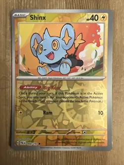 Pokemon TCG Shinx Scarlet & Violet - Paldea Evolved 068/193 Reverse Holo Common - Image 1