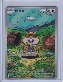 Patrat 2025 Pokemon White Flare 152/086 Illustration Rare Holo NM/MINT - Image 3