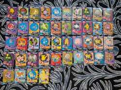 Vintage Lot of 44 Pokemon Poke Trivia Burger King Cards Mewtwo Stikes Back Movie - Image 1