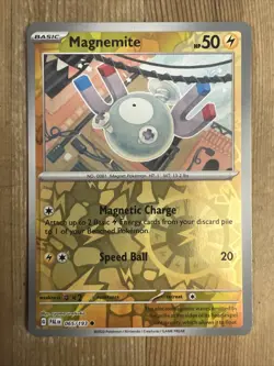 Pokemon TCG Magnemite Scarlet & Violet - Paldea Evolved 065/193 Reverse Holo... - Image 1