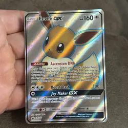 Eevee GX - SM242 Black Star Promo Full Art Pokemon - NM - Image 2