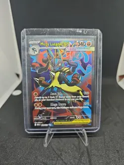 Pokemon TCG Mega Lucario EX 160/132 Ultra Rare Holo NM Mega Evolutions Full Art - Image 1
