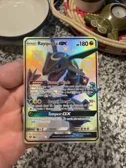 Pokemon TCG Rayquaza GX 177A/168 Alternate Art Holo Hidden Fates Shiny - Image 1