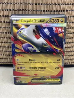JUMBO Pokemon MEGA EVOLUTION Latias ex Black Star Promo 011 Lenticular Lot Of 15 - Image 3