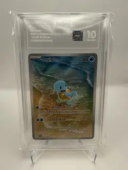 Pokemon Squirtle 2023 Illustration Rare 151 #170 - Tag 10 Gem Mint - Image 3