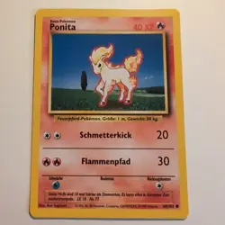 Ponita / Ponyta - Pokemon TCG Karte - Base Set - 60/102 - 1999 - Deutsch - Image 1