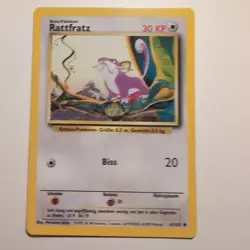Rattfratz / Rattata - Pokemon TCG Karte - Base Set - 61/102 - 1999 - Deutsch - Image 1