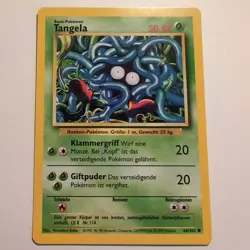 Tangela - Pokemon TCG Karte - Base Set - 66/102 - 1999 - Deutsch - Image 1