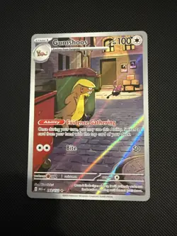 Gumshoos 153/132 MEG Illustration Rare Pokemon Mega Evolution - Image 1
