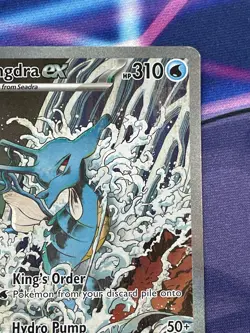 Kingdra Ex 131 Promo - Shrouded Fable Box Promo Pokemon Full art SIR NM - Image 3