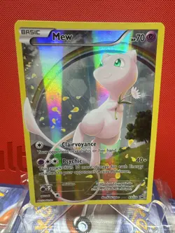 Mew Black Star Promo XY110 Full Art Holo Pokemon TCG - Image 1