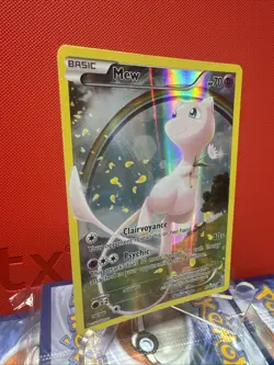 Mew Black Star Promo XY110 Full Art Holo Pokemon TCG - Image 2