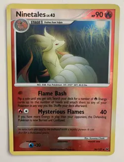 Pokemon TCG Ninetales Platinum 36 Regular Rare - Image 1