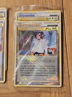 Pokemon Black Belt/Junk Arm Player Rewards Promos 85/102 87/102 SEALED!! - Image 2