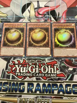 3x The Winged Dragon Of Ra - Sphere Mode Super Rare RA01-EN007 Playset Yugioh - Image 1