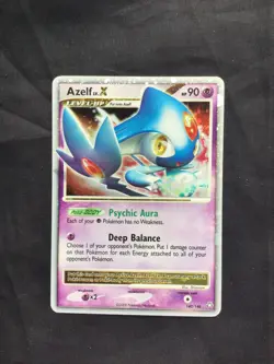 Pokemon Cards: Legends Awakened Rare Holo: Azelf Lv. X 140/146 - Image 1