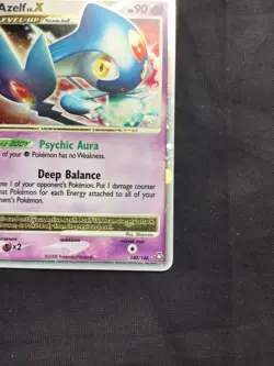 Pokemon Cards: Legends Awakened Rare Holo: Azelf Lv. X 140/146 - Image 5