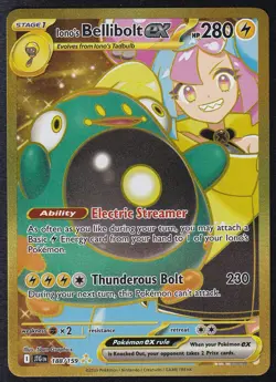 Pokemon TCG Journey Together Iono's Bellibolt EX Card 188/159 - Image 1