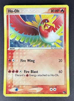 Ho-Oh 1/17 Holo Rare - Pop Series 5 - Pokemon TCG Card - MP/HP - Image 1