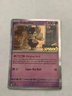 Indeedee 154 Sv: Scarlet & Violet Promo Cards Holo. MINT PACK FRESH - Image 1