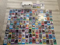 Pre-owned English Digimon TCG Lot (400) + index cards and memory gauge cards - Image 1
