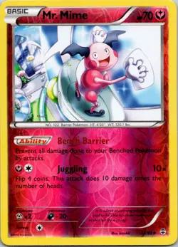 Mr Mime 52/83 Card XY Generations Reverse Holo Foil Pokemon TCG Card LP-NM - Image 1