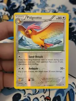 Pidgeotto 76/106 Uncommon XY - Flashfire Reverse Holo Pokemon Card LP- - Image 1