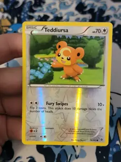 Teddiursa 75/101 Reverse Holo Plasma Blast LP Pokemon Card - Image 1