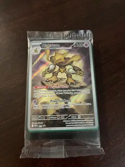 Pokemon TCG Alakazam Mega Evolutions Promo Card Sealed - Image 1