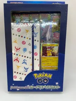 Pokemon card Pokemon Go Card File Set with Pikachu Promo 272/S-P Factory Sealed - Image 1