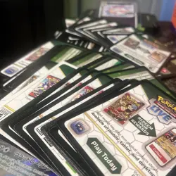Pokemon UNUSED Online Code Cards- Lot Of 125+ Sun & Moon, etc. - Image 2